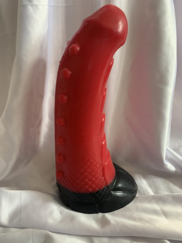 Red Suction Octopus Foot Animal Dildo