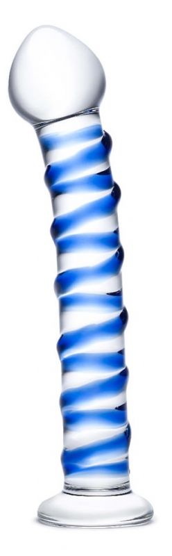 June Sex Toy Giveaway: Blue Glass Spiral Dildo